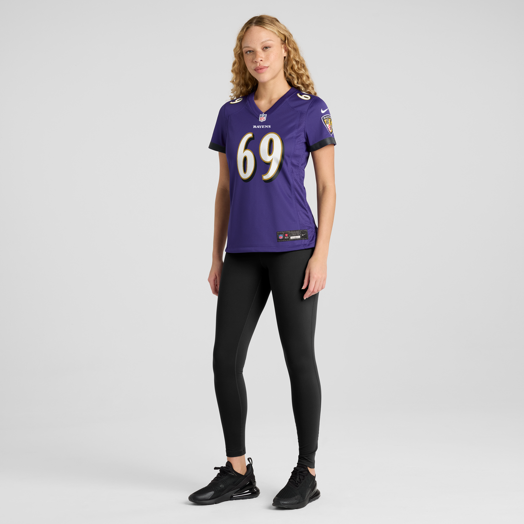 Josh Tupou Baltimore Ravens Nike Women's Team Game Official Jersey -  Purple