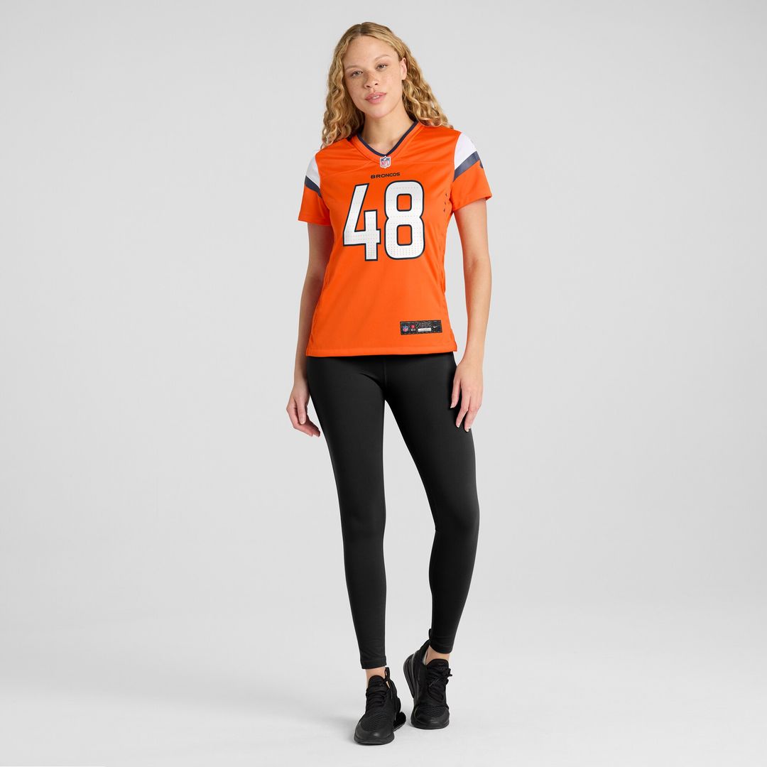 Mitchell Fraboni Denver Broncos Nike Women's Team Game Jersey - Orange