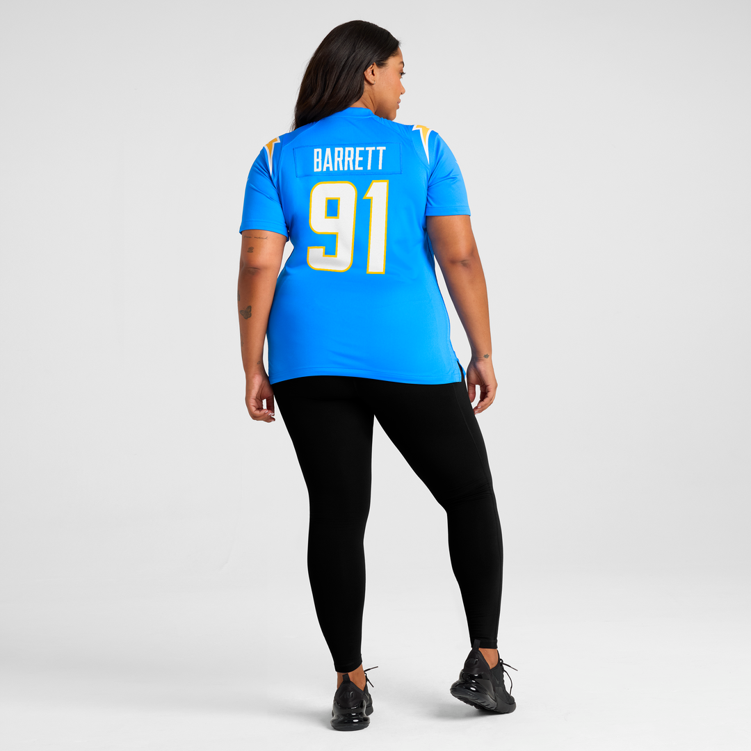 Nick Barrett Los Angeles Chargers Nike Women's Team Game Jersey - Powder Blue