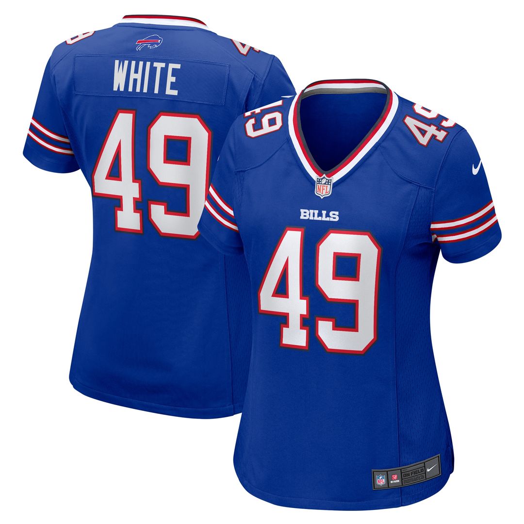 DaShaun White Buffalo Bills Nike Women's Team Game Official Jersey - Royal