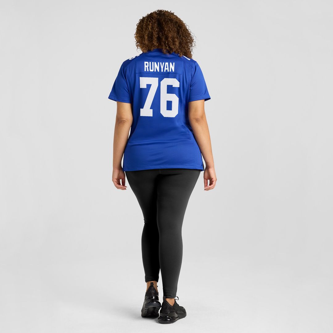 Jon Runyan New York Giants Nike Women's  Game Official Jersey -  Royal