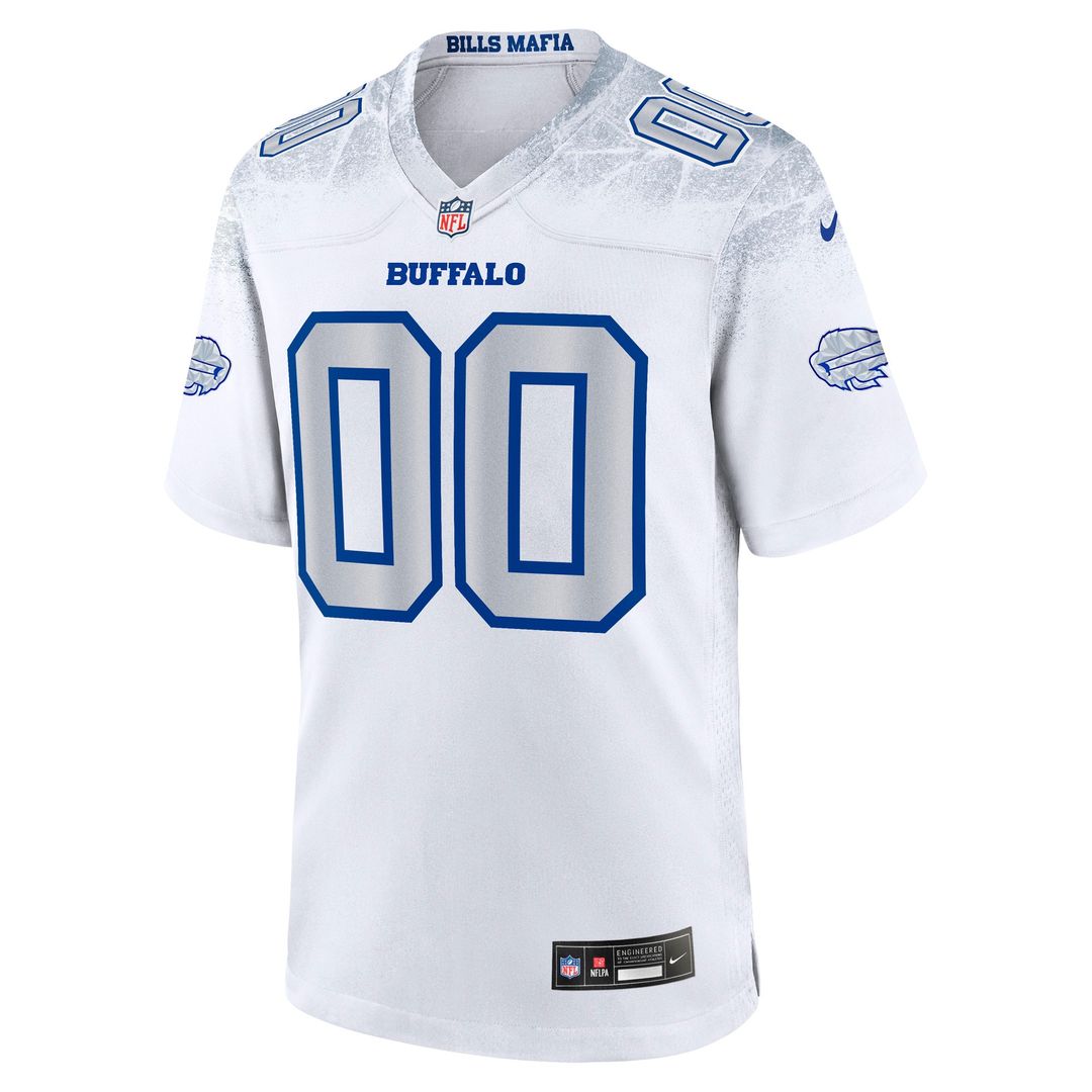 Buffalo Bills Nike 2025 Rivalries Collection Custom Game Official Jersey - White