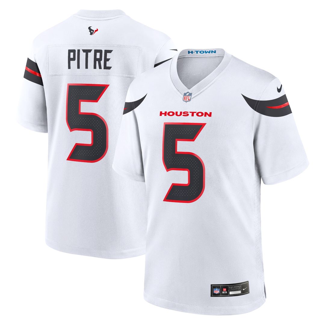 Jalen Pitre Houston Texans Nike Game Official Jersey - White