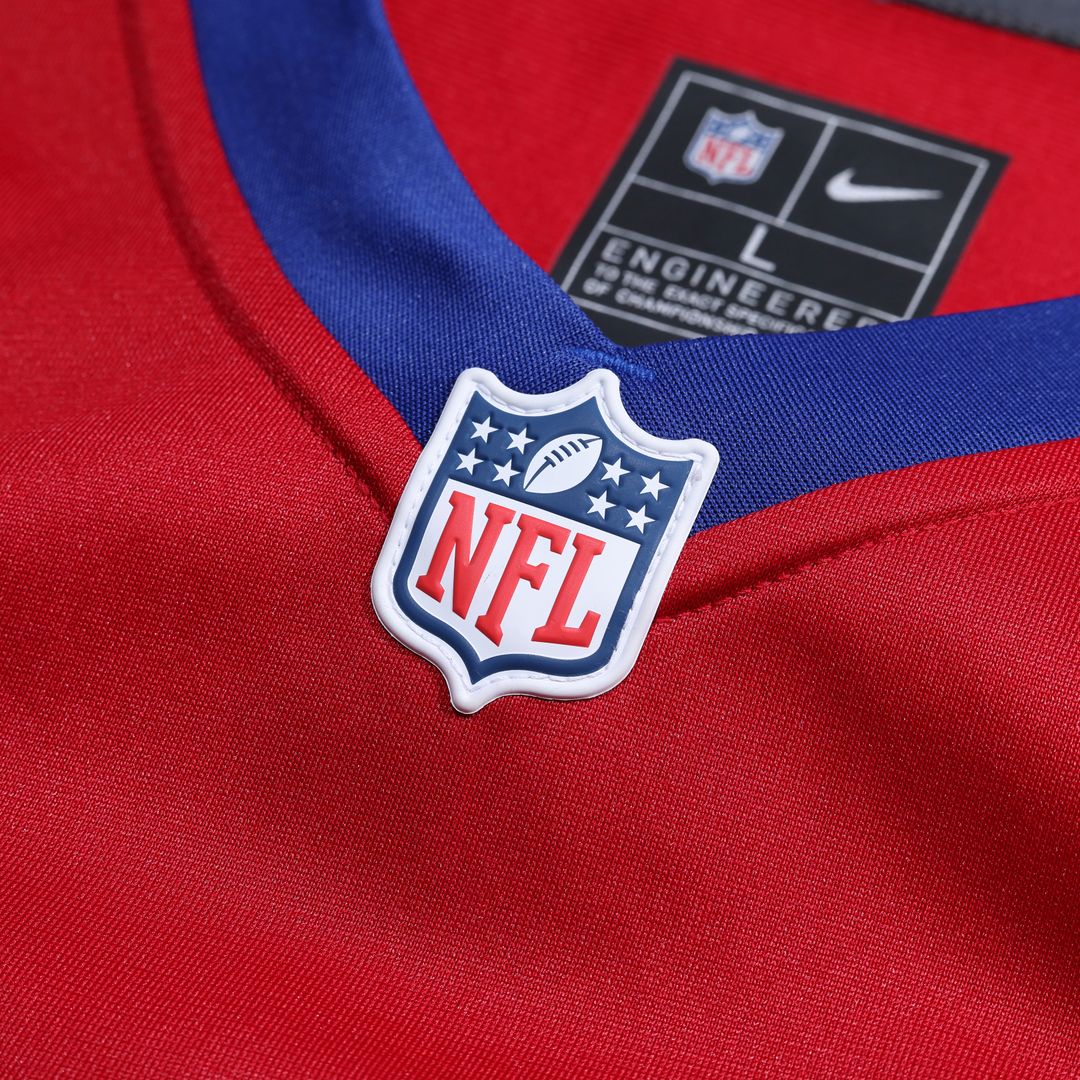 New York Giants Nike Alternate Game Official Jersey -  Red