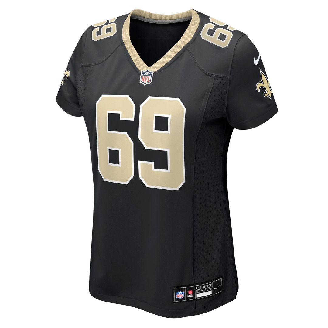Barry Wesley New Orleans Saints Nike Women's Team Game Official Jersey -  Black