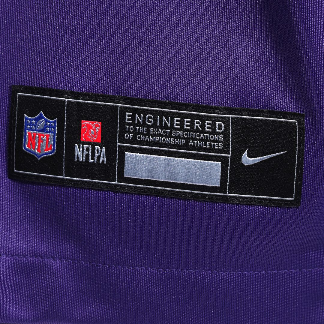 Jordan Mason Minnesota Vikings Nike Team Game Jersey - Purple