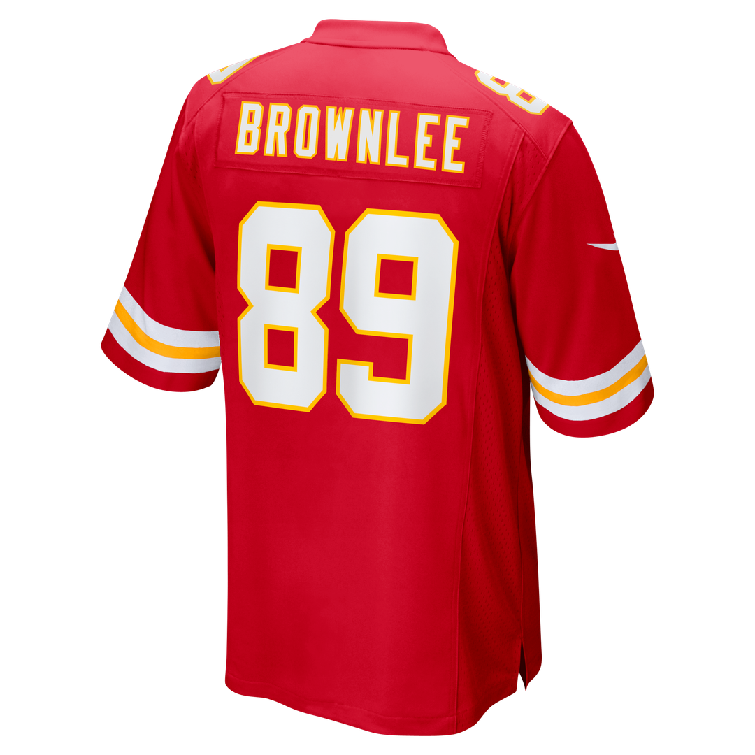 Jason Brownlee Kansas City Chiefs Nike Team Game Jersey - Red