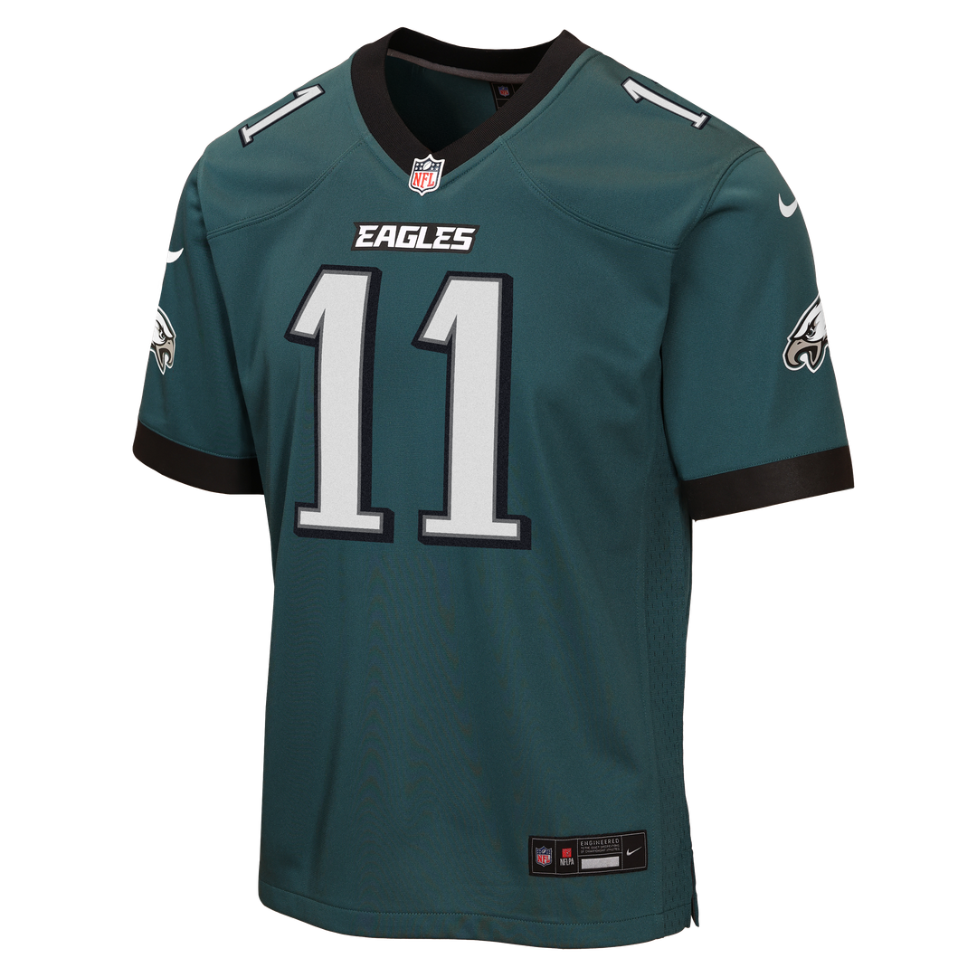 A.J. Brown Philadelphia Eagles Nike Youth Team Game Official Jersey - Midnight Green
