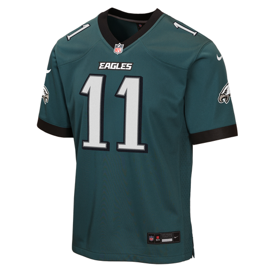 A.J. Brown Philadelphia Eagles Nike Youth Team Game Official Jersey - Midnight Green