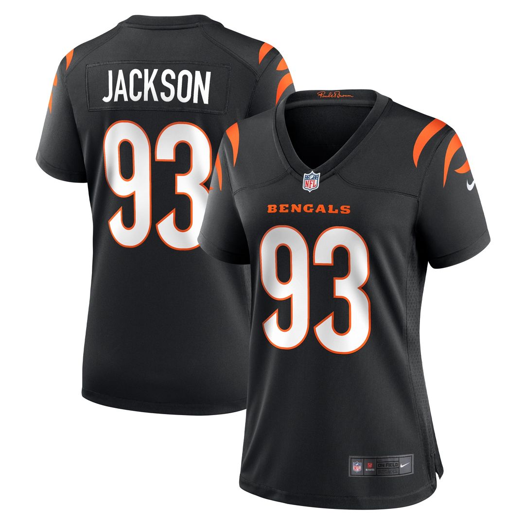 McKinnley Jackson Cincinnati Bengals Nike Women's Game Jersey - Black