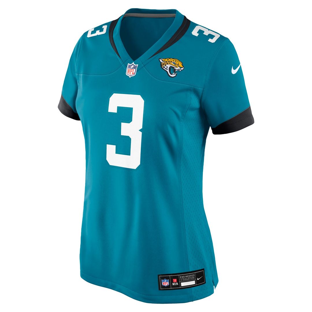 Jakobi Meyers Jacksonville Jaguars Nike Women's Team Game Jersey - Teal