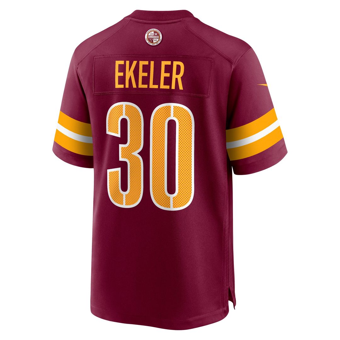 Austin Ekeler Washington Commanders Nike Game Super Bowl Era Official Jersey - White