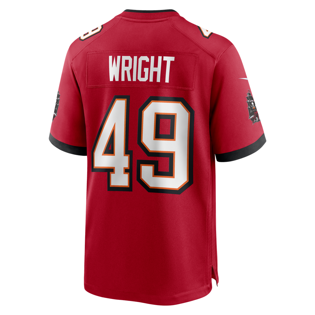Owen Wright Tampa Bay Buccaneers Nike Team Game Jersey - Red