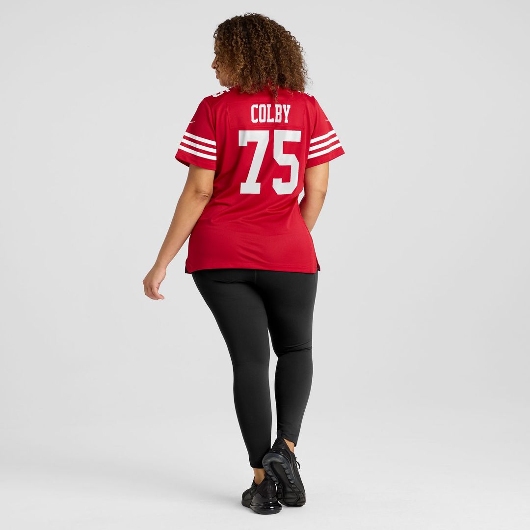 Connor Colby San Francisco 49ers Nike Women's Team Game Official Jersey -  Scarlet