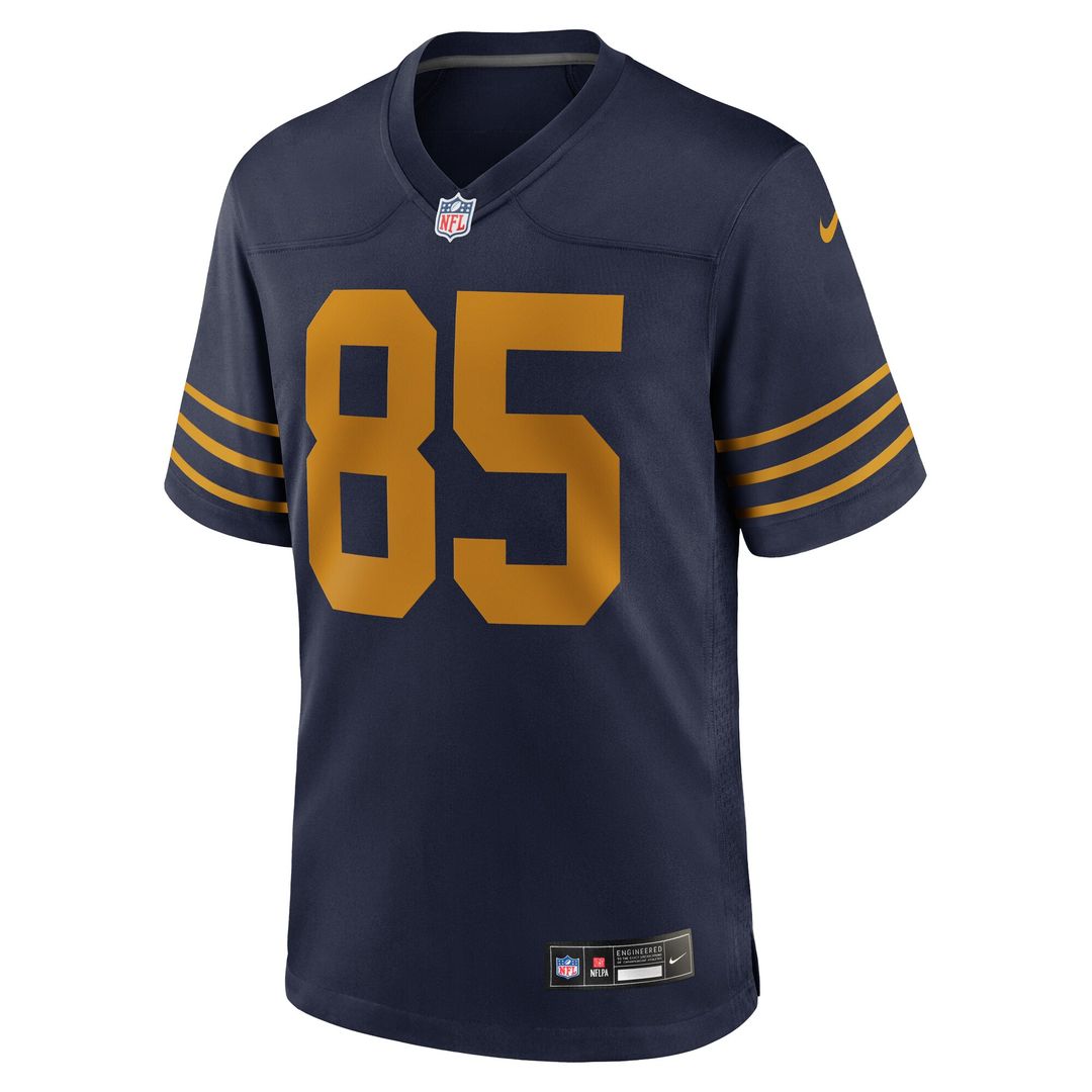 Tucker Kraft Green Bay Packers Nike Alternate  Game Official Jersey -  Navy